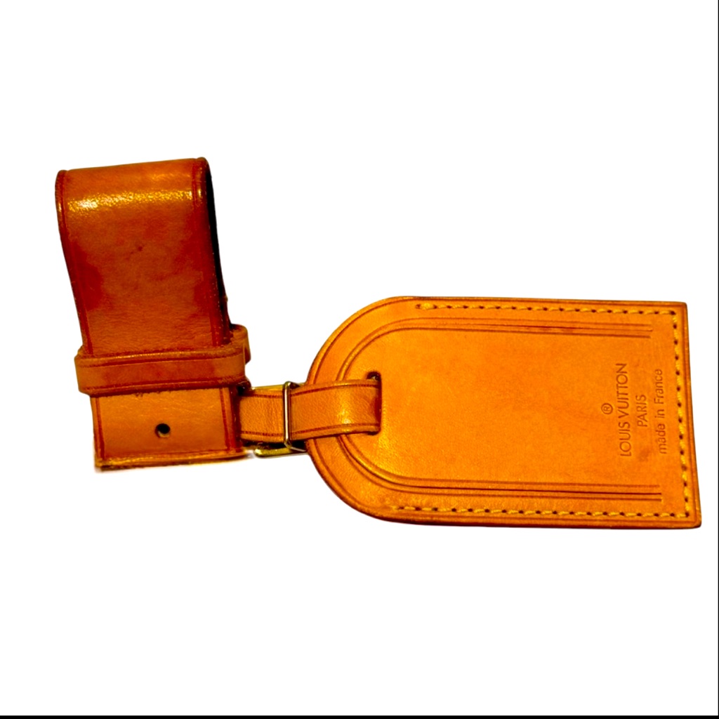 Louis Vuitton Leather Label With Belt & Buckle Nwot